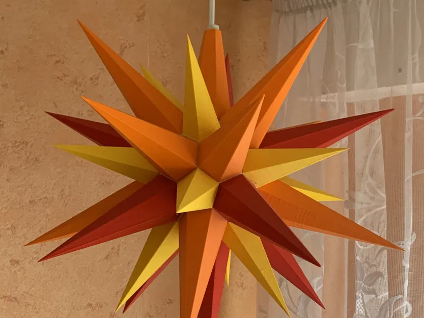 Ngôi Sao Giáng Sinh Hernhuter (Christmas Star) - Image 1