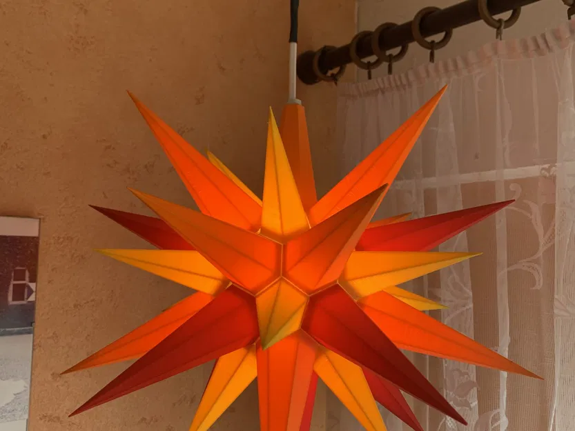 Ngôi Sao Giáng Sinh Hernhuter (Christmas Star) - Image 2