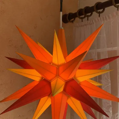 Ngôi Sao Giáng Sinh Hernhuter (Christmas Star)