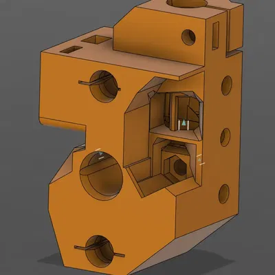 Bộ chọn Prusa MMU2 với nam châm và kênh FINDA mở phiên bản E2 - nam châm gốc 2×6×10 mm
