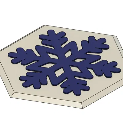 Dụng Cụ Cào Băng Hình Lục Giác Có Hoa Văn Bông Tuyết