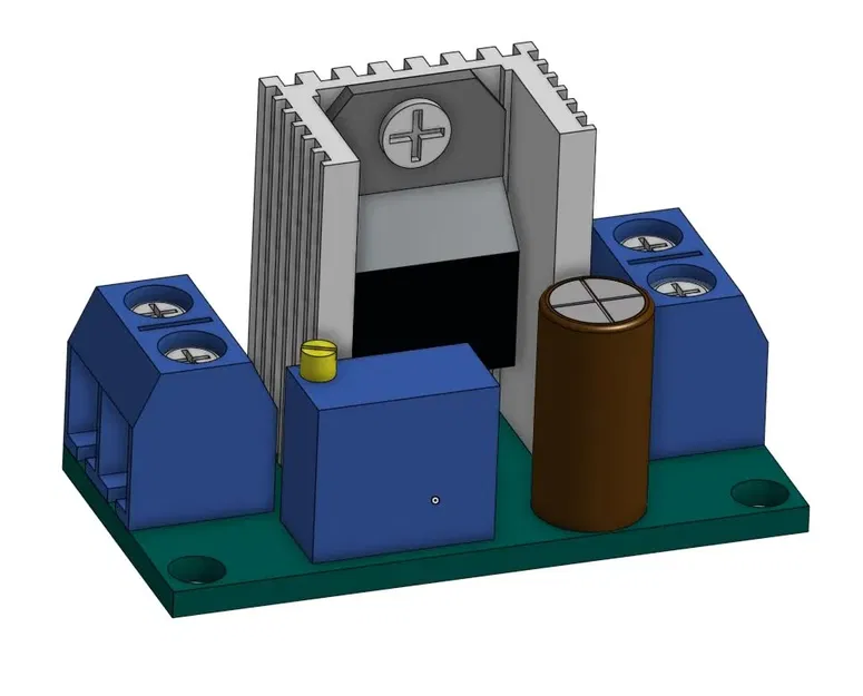 LM317 DC-DC Stepdown Adjustable Voltage Regulator case - Image 3