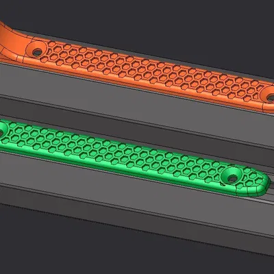 Ốp Che Khe Ray M-LOK và Tay Nắm Đi Kèm