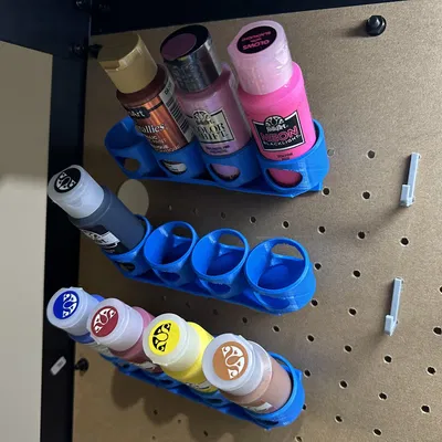 Pegboard Hobby Paint Holder: 32-35mm