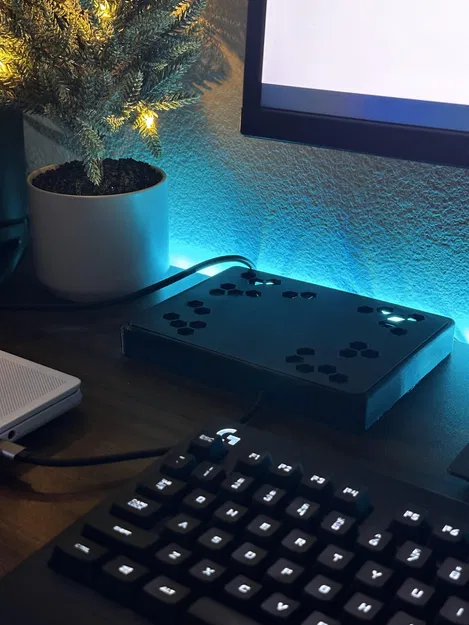 Hộp Đựng Dock USB Hình Lục Giác Cho Bàn Làm Việc - Image 1