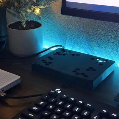 Hộp Đựng Dock USB Hình Lục Giác Cho Bàn Làm Việc