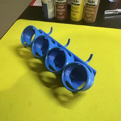 Pegboard Hobby Paint Holder: 32-35mm