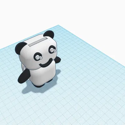 Ống heo tiết kiệm hình gấu trúc