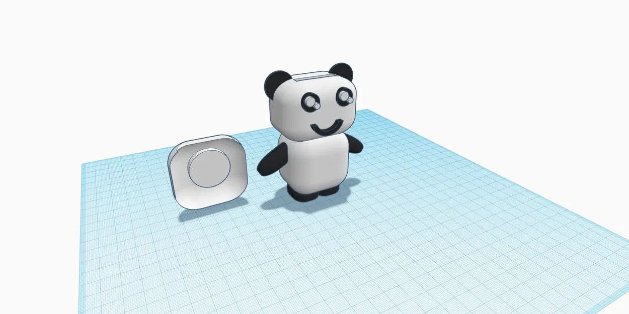 Ống heo tiết kiệm hình gấu trúc - Image 3