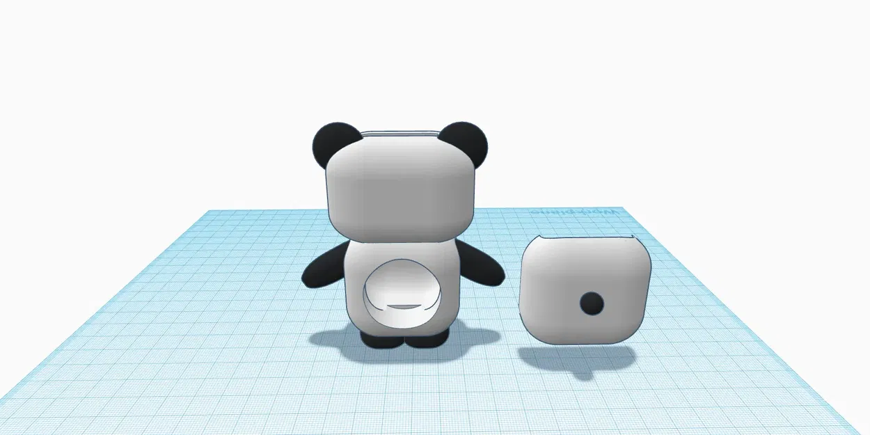 Ống heo tiết kiệm hình gấu trúc - Image 5