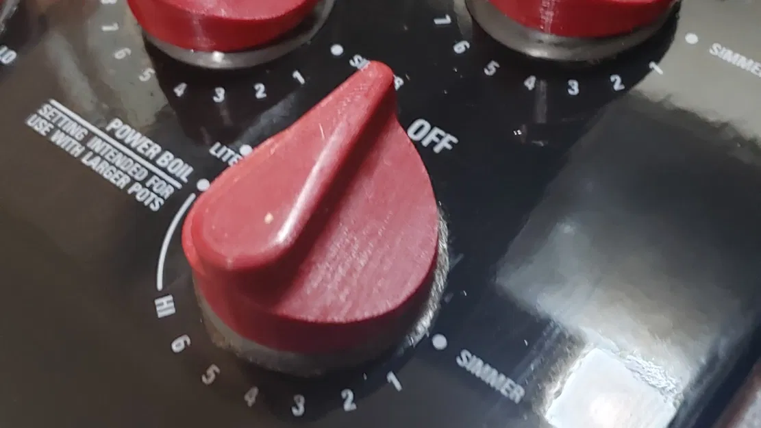 Replacement knob for a GE stove top - Image 2