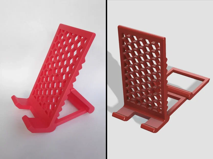 Chân đế Điện thoại/Máy tính bảng Điều chỉnh được In liền | Giá đỡ | Tổ ong - Image 1