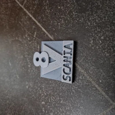 Móc khóa V8 Scania