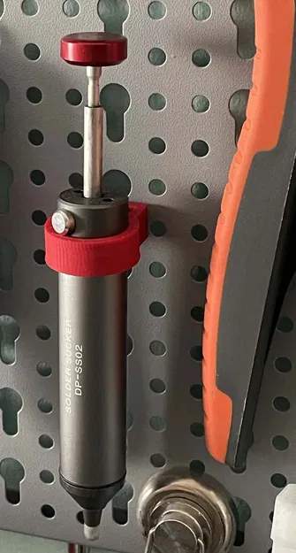 Giá Treo Mỏ Hàn Hút Chì Lên Tấm Pegboard - Image 1