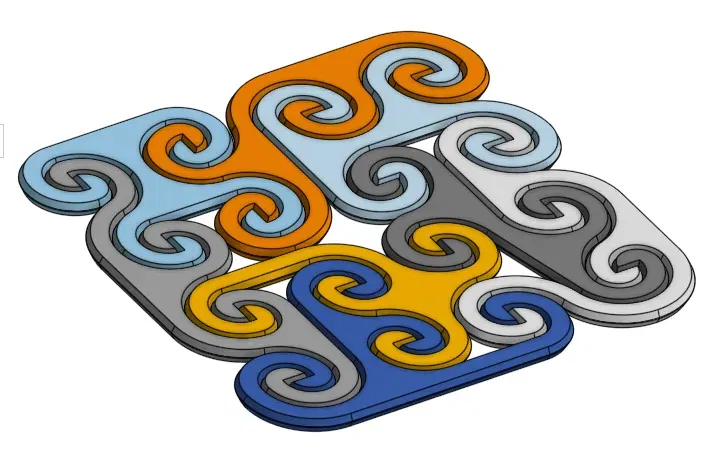 Câu Đố Xoắn Ốc Tứ Diện - Image 1