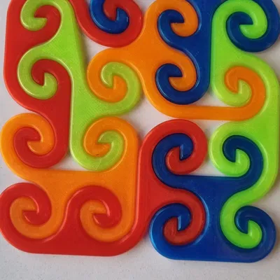 Câu Đố Xoắn Ốc Tứ Diện