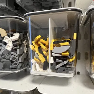 Chỉnh sửa Hộp đựng IKEA Skadis - Vách ngăn, lỗ nhỏ hơn