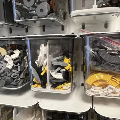 Chỉnh sửa Hộp đựng IKEA Skadis - Vách ngăn, lỗ nhỏ hơn