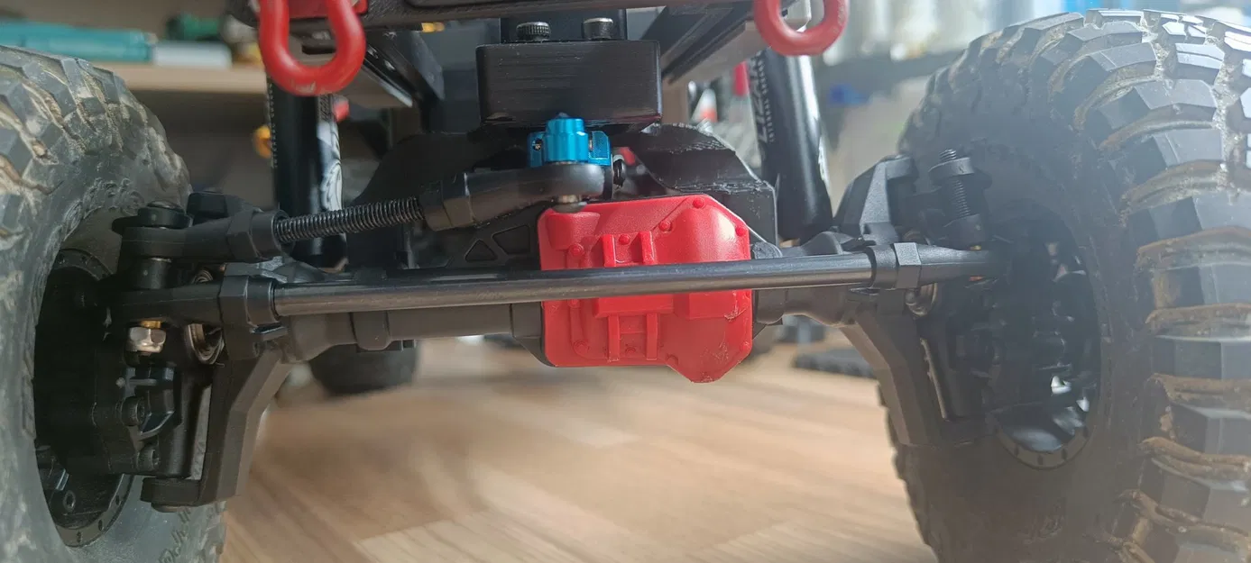 Trục Sau Lái, Servo Gắn Trên Trục Cho TRX-4 - Image 2