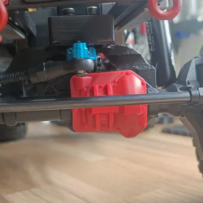 Trục Sau Lái, Servo Gắn Trên Trục Cho TRX-4