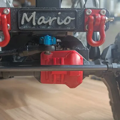 Trục Sau Lái, Servo Gắn Trên Trục Cho TRX-4