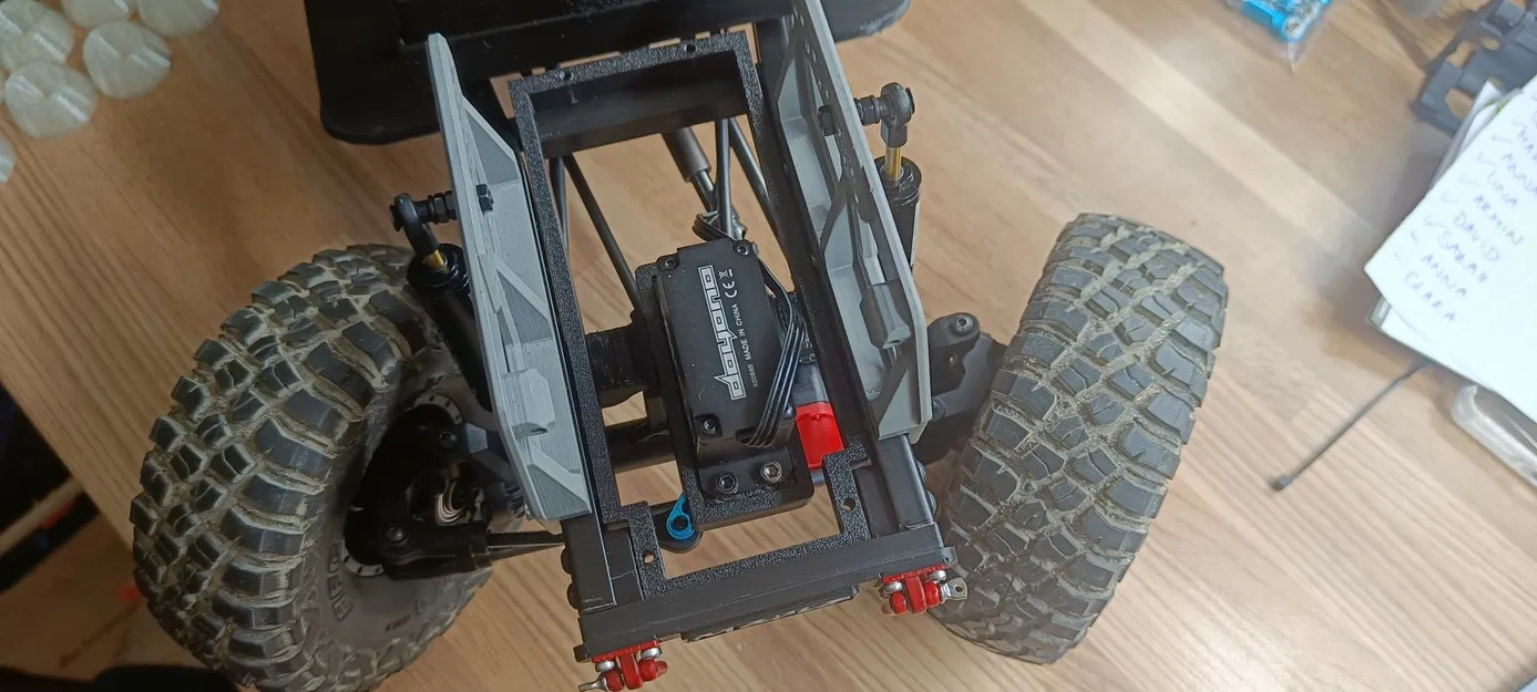 Trục Sau Lái, Servo Gắn Trên Trục Cho TRX-4 - Image 5