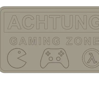 Bảng Hiệu Khu Vực Game Thủ