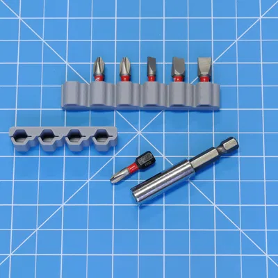 Giá Đỡ Mũi Lục Giác Dạng Mỏng (1/4 inch, 4 mm, REV2)