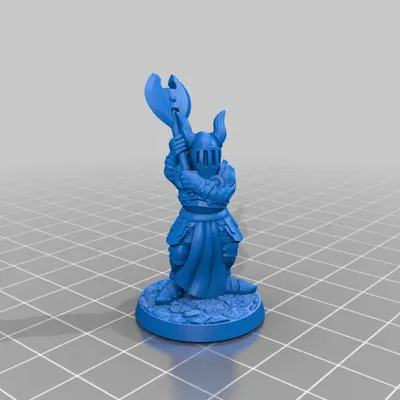 Chiến Binh Bóng Tối (Không Cần Support, In FDM Dễ Dàng)