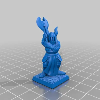 Chiến Binh Bóng Tối (Không Cần Support, In FDM Dễ Dàng)