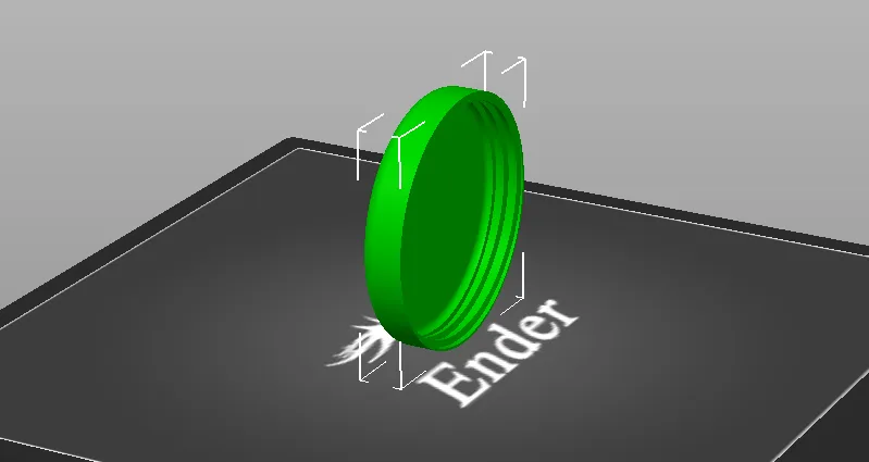 3D printer nozzle holder/storage container with threads - Image 1