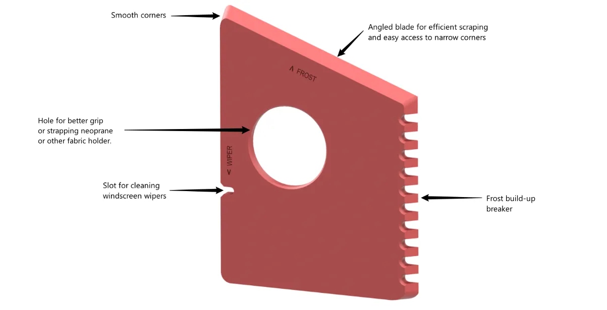 Simple and robust ice scraper - Image 1