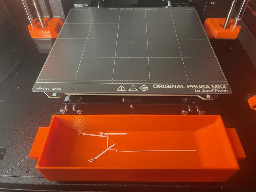 Trash can for prusa enclosure with magnet feet - Image 1