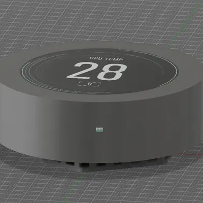 CoolerMaster MasterLiquid ATMOS Pimoroni Screen