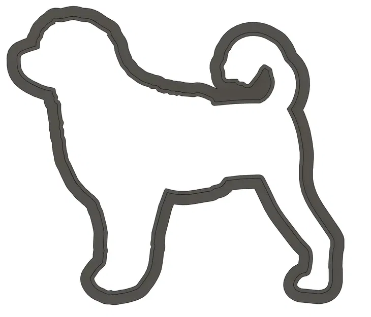 Khuôn cắt bánh quy PWD (Portuguese Water Dog) - Image 1