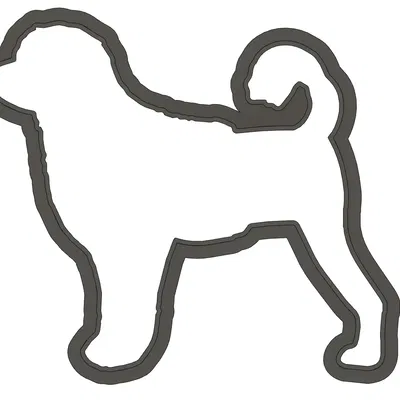 Khuôn cắt bánh quy PWD (Portuguese Water Dog)