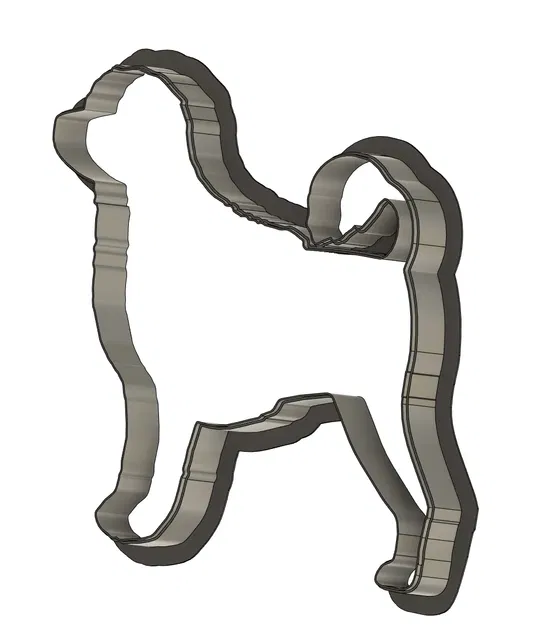 Khuôn cắt bánh quy PWD (Portuguese Water Dog) - Image 3