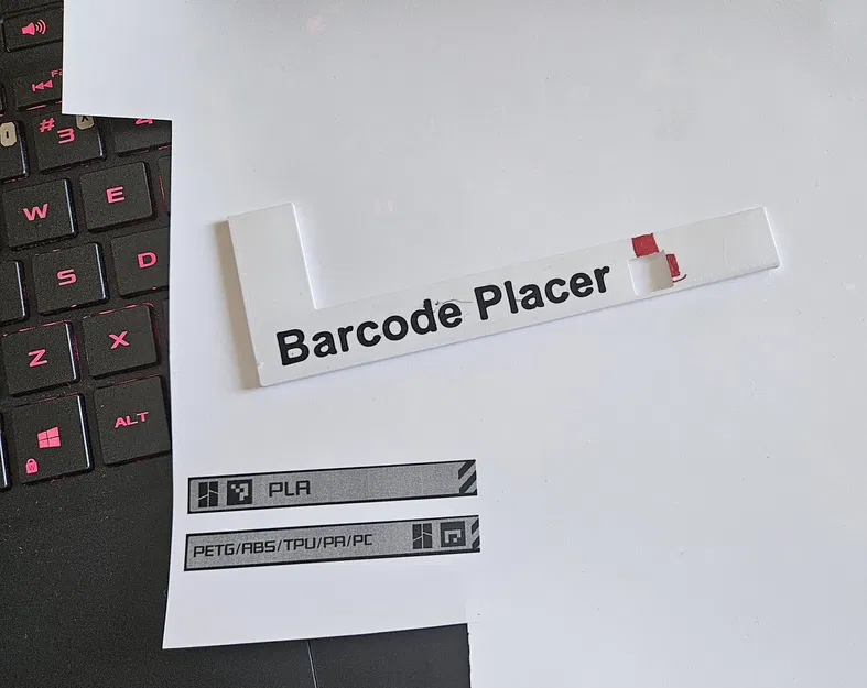 Tem QR Code và Barcode Cho Tấm Plate Nhiệt Bambulab X1 Carbon - Image 1