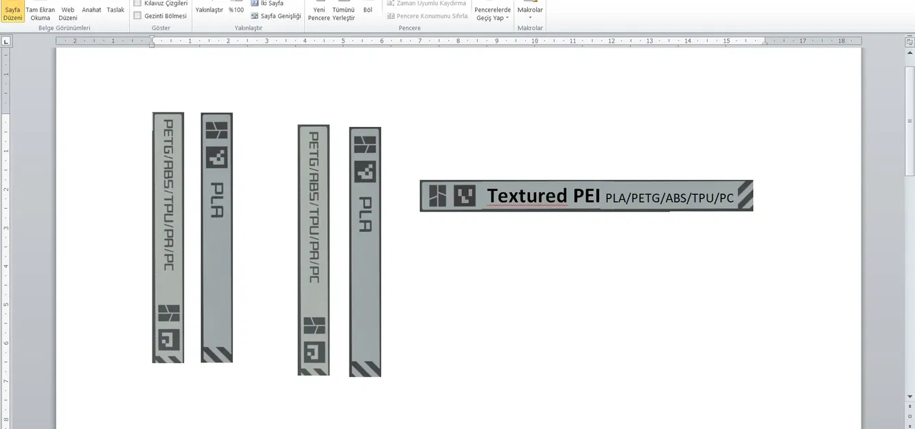 Tem QR Code và Barcode Cho Tấm Plate Nhiệt Bambulab X1 Carbon - Image 3
