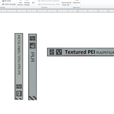Tem QR Code và Barcode Cho Tấm Plate Nhiệt Bambulab X1 Carbon