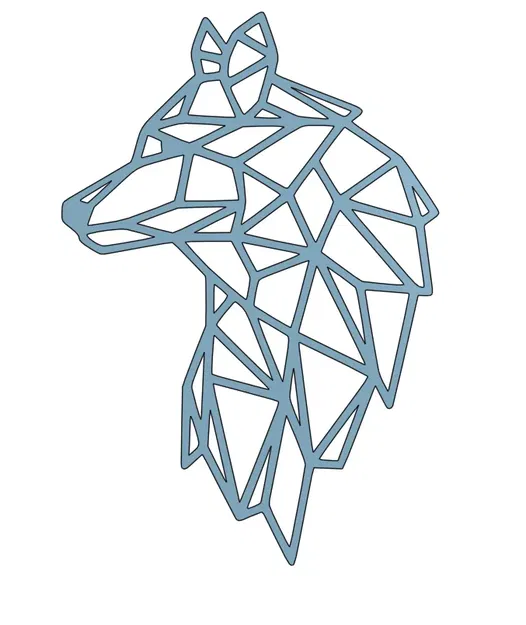 Tranh Sói Treo Tường Độc Đáo - Image 1