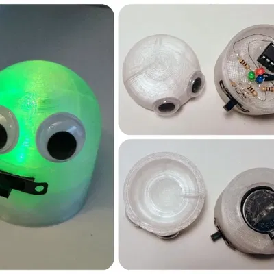 ĐÈN MA RGB TÍ HON