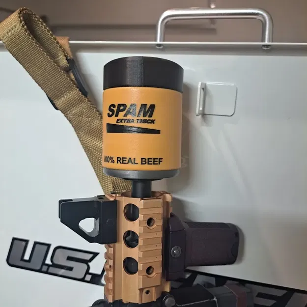"SPAM" Airsoft Non-Suppressing Muzzle Device - Image 1