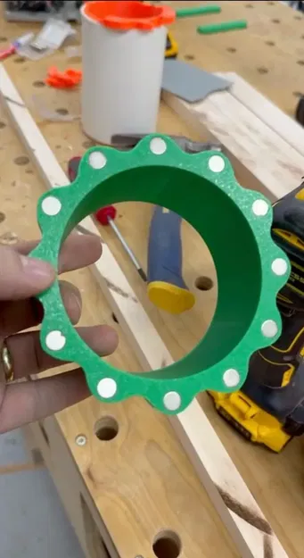 Khớp Nối Cổng Hút Bụi Từ Tính Cho Ống 4 inch (100mm) - Image 1