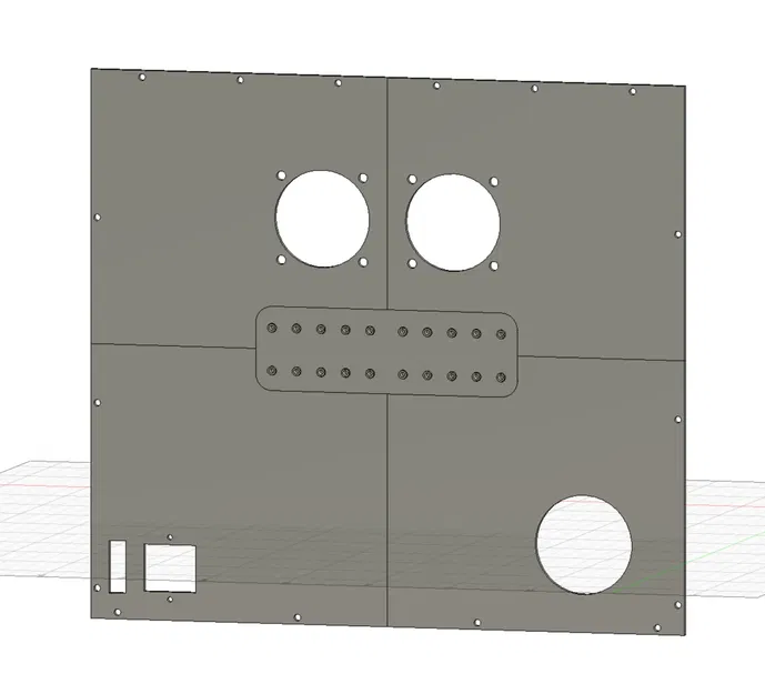 Printed Rear Back Panel - Image 1