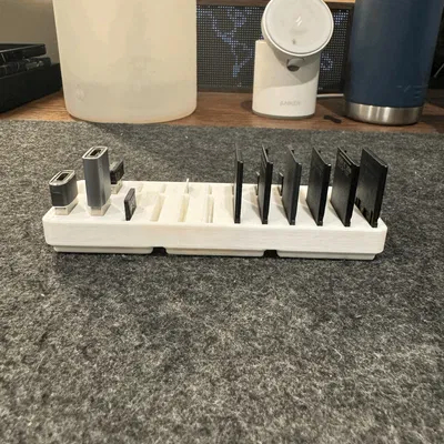 Khay Đựng Thẻ Nhớ SD, Micro và USB Gridfinity 1x3