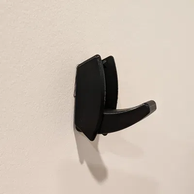 Móc treo tường gập đôi không cần lỗ dán băng keo