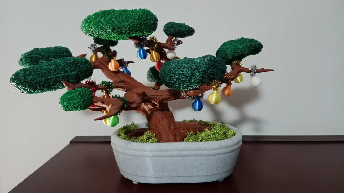 Cây Bonsai Giáng Sinh STL - Image 1