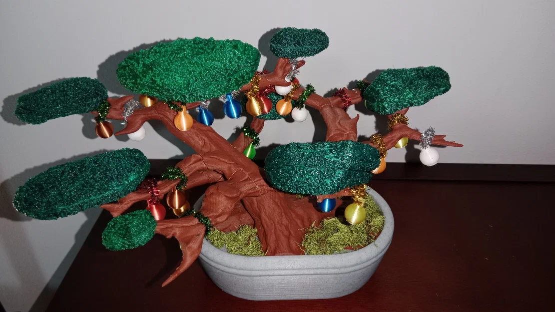 Cây Bonsai Giáng Sinh STL - Image 3