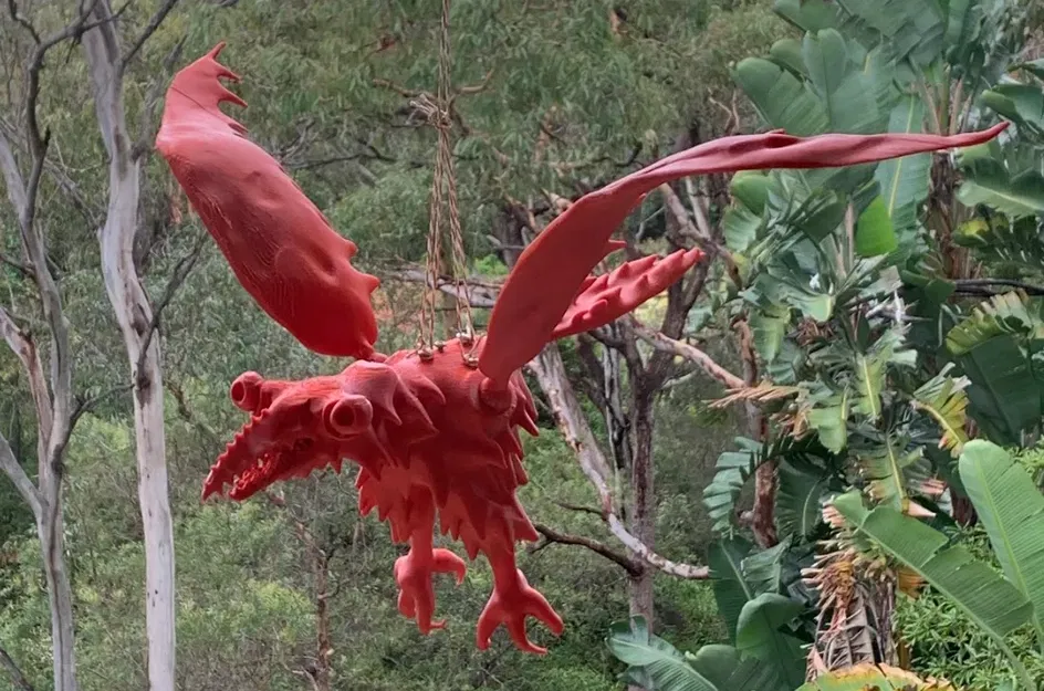 Birds scarer funny sculpture - Image 1